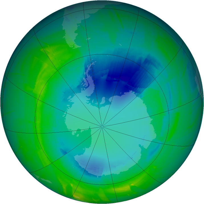 Ozone Map 2010-08-20